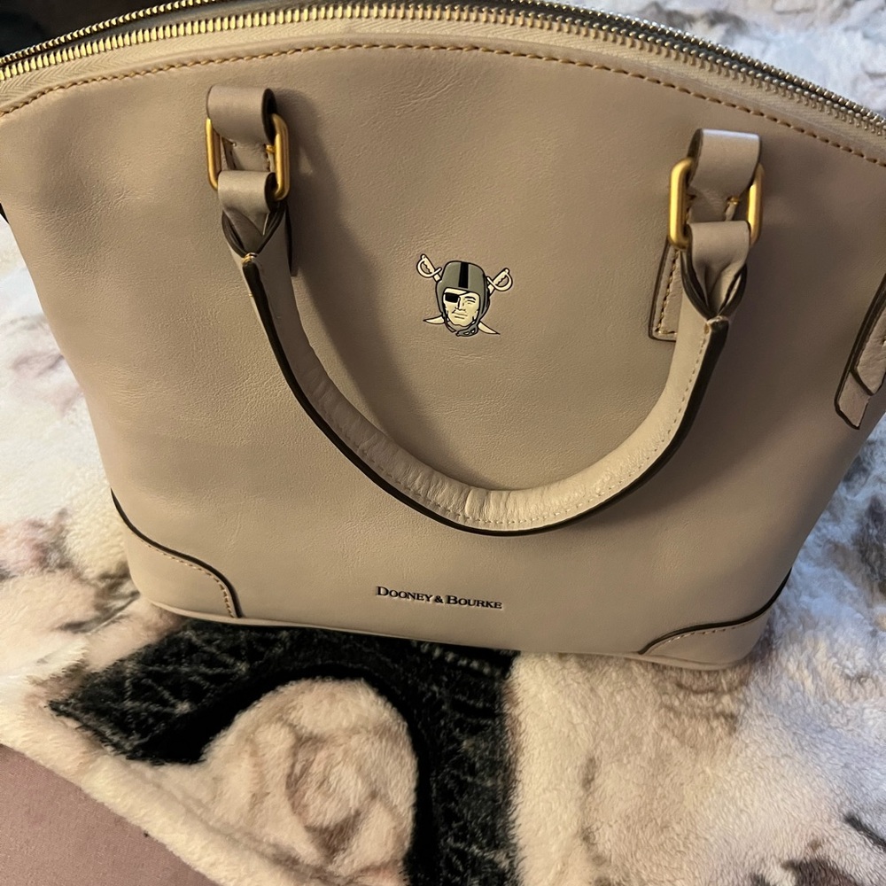 Dooney & Bourke NFL Raiders satchel/ crossbody